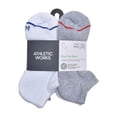thumbnail image 2 of Athletic Works Boys Stripe Toe No Show, 10-pack, Size Medium (Shoe Size 9-2.5), 2 of 6