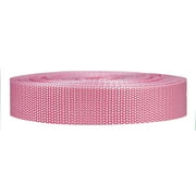 Strapworks Heavyweight Polypropylene Webbing - Heavy Duty Poly Strapping for Outdoor DIY Gear Repair, 2 Inch x 50 Yards - Pink