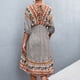 thumbnail image 5 of Vestido Informal Con Estampado Floral, Vestido Con Dobladillo Alto Y Bajo, Agradable A La Piel, Lavable, Sin Espalda, Para Ir De Compras A Una Fiesta De Citas ANGGREK Otros, 5 of 6