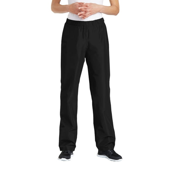 Port Authority Pantalón impermeable Torrent para mujer LPT333 Negro 2XL Autoridad Portuaria LPT333