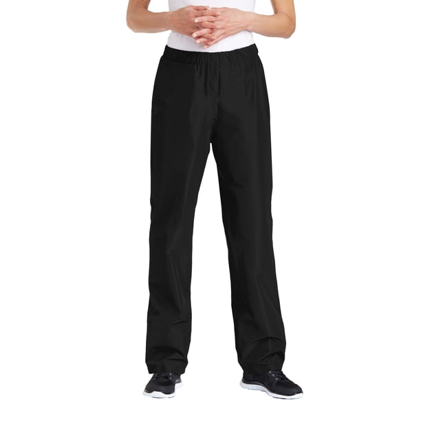 Port Authority Pantalón impermeable Torrent para mujer LPT333 Negro 2XL Autoridad Portuaria LPT333