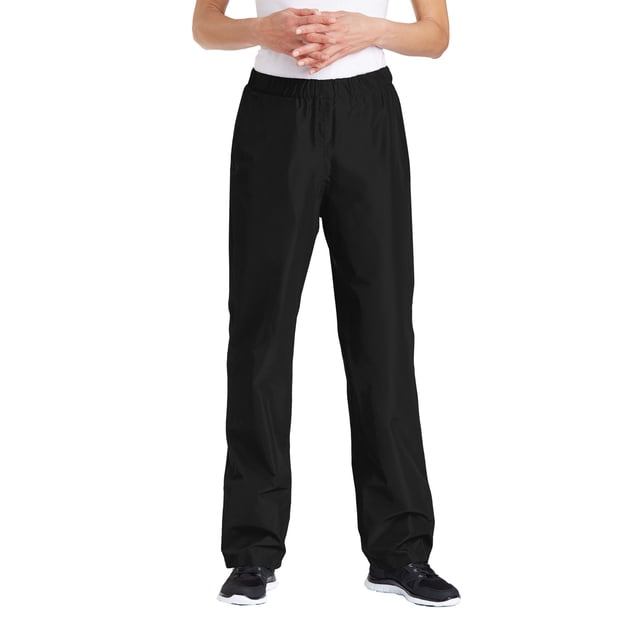 Port Authority Pantalón impermeable Torrent para mujer LPT333 Negro 2XL Autoridad Portuaria LPT333