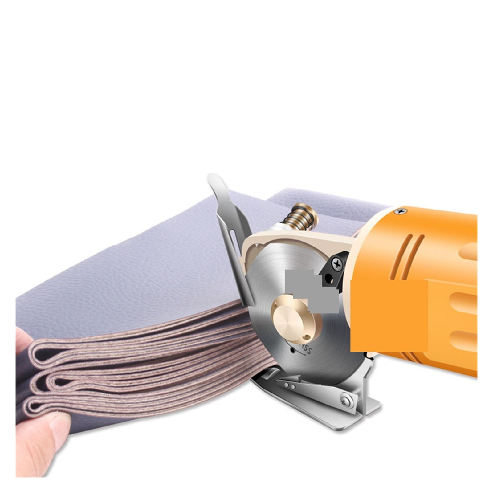 Electric Fabric Scissors Rotary Blade Fabric Tool Leather Fabric Electric Cutter Kit Cutting Saw Tool ,Sharp & Durable