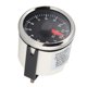 thumbnail image 4 of 2in Universal 0?12 Hourmeter Clock Instrument Panel Gauges Display Red Backlight 12V/24V for Car Boat YachtBlack Dial Silver Frame, 4 of 5