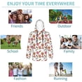 thumbnail image 5 of Lsque Rose Flowers Patten Youth Hoodie Sweatshirt Pullover with Kangaroo Pocket Boys and Girls Hoodie Warm Hoodie for Kids-Large, 5 of 6
