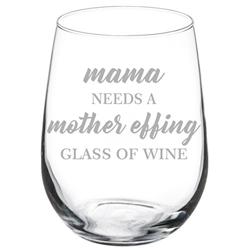 Mama For Mom From Son Daughter Insulated Wine Tumbler Quiet Mom Is Recharging Purple Epic Mom Wine Glass