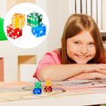 thumbnail image 4 of Miangastore 4 Pcs Precision Acrylic Dices Practical Right Angle Dice Entertainment Dies Random Color, 4 of 9