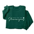 thumbnail image 4 of GA WEIHUA Clearance Sale,Womens St Patrick's Day Sweatshirt Here for The Shenanigans Shirts Shamrock Clover Print Pullover Tops Long Sleeve Loose Fit Clothes(Green,M), 4 of 4