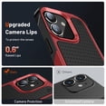 thumbnail image 2 of JTCASES for iPhone 11 Case, Hybird PC TPU Anti-slip, Shockproof  Bumper, Military Drop Resistant, Rugged Heacy Duty Full Body Protective Shell for iPhone 11, Slim Fit for Girls Men, Red, 2 of 8