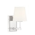 thumbnail image 4 of Trade Winds Declan 1-Light Wall Sconce in Polished Nickel, 4 of 5