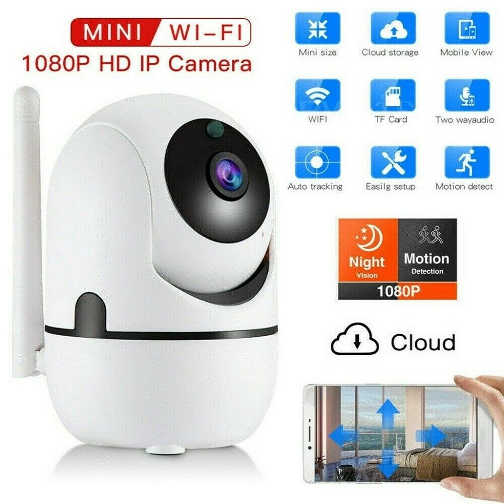 HD 1080P Wireless WIFI Home Security IP Camera 2Ways Audio CCTV Cam Baby Monitor 