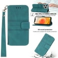 thumbnail image 1 of Mantto Wallet Case For iPhone 11 Pro Max, Magnetic Closure Folio PU Leather Shockproof Hand Strap Full Body Credit Card Slot Kickstand Cover For iPhone 11 Pro Max, Darkgreen, 1 of 10