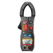 ANENG CM80 Clamp Meter 500A AC Ammeter Resistance Meter with Flashlight, Black/Red
