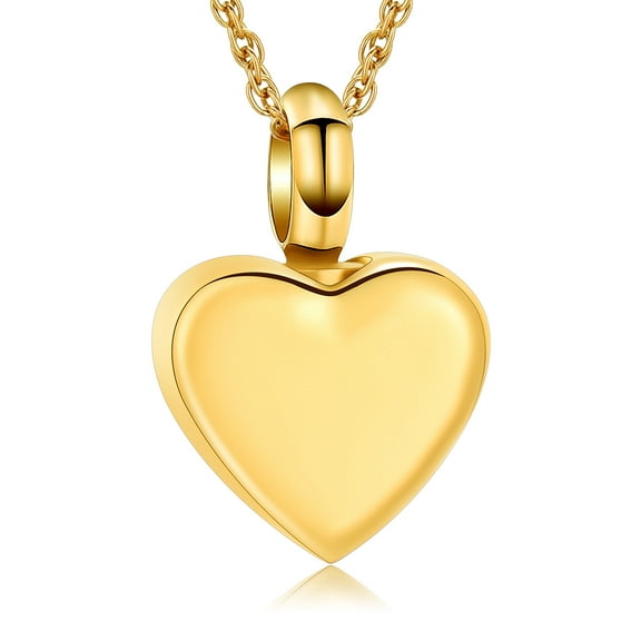 Cremation Jewelry Small Heart Urn Necklaces for Ashes for Women Men Memorial Keepsake Urns Pendant for Human Ashes Necklace
