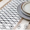 thumbnail image 3 of XINQIHANG Boho Table Runner 95 Inches Long Kitchen Dining Macrame Rustic Table Decoration for Home Party Décor Farmhouse Table Runner with Tassels Black,12*95 Inches, 3 of 7
