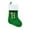 H, variant on Zmeidao Monogram Christmas Stockings, Green Velvet with White Super Soft Plush Cuff, Xmas Stocking Classic Personalized Stocking Decoration for Family Holiday Season Decor
