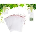 thumbnail image 1 of Jinsinto 100pcs Garden Plant Fruit Protection Bag Drawstring Net Bag Insect Mosquito Insect Pest Birds Garden Protect Bags 10cm X 15cm, 1 of 5
