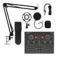 thumbnail image 1 of BM800 Professional Microphone Condenser Mic V8 V9 V10 Sound Card PC Computer Audio USB Recording Studio Game Live Broadcast KTV, 1 of 7