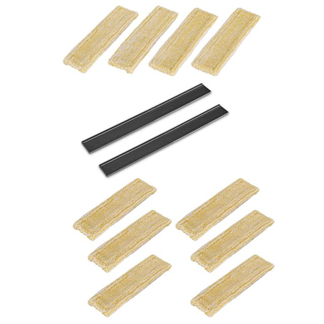 Juego de 2 raspadores de microfibra compatibles con Wv2 Wv5 2.633-130.0, accesorio de repuesto