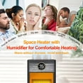 thumbnail image 3 of Space Heater with Humidifier, 3-in-1 Space Heaters for Indoor Use with Motion Sensor/3D Flame Effect,1500W Portable Heater for Office/Bedroom/Garage, 3 of 7
