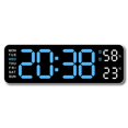 thumbnail image 1 of CUITING Digital Wall Clock Digital Calendar Large Wall Clock 13” Large Display Digital Clock LED Digital Clock with Remote Control Countdown Dimmer Large Clock with DST Date Week Temperat, 1 of 9