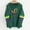 #2Green, variant on Byworldtasic Mardi Gras Outfit for Women Embroidery Hooded Sweatshirt Party Carnival Long Sleeve Tees Tops