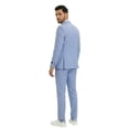 thumbnail image 3 of Tazzio Skinny Fit Shawl Lapel 2 Piece Spring Suit Set Includes Bowtie, 3 of 3