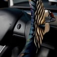 thumbnail image 5 of Owl Printed 14.5 Inch PVC Leather Car Wheel Covers Steering Wheel Cover Auto Accessories, 5 of 6