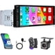 thumbnail image 1 of - téreo de auto de un solo DIN con Carplay Android Auto, radio de pantalla táctil HD de 6.86 pulgadas con Bluetooth, radio de auto 1 DIN con Mirror Link, control por voz, FM/DSP/SWC AUX, 1 of 5