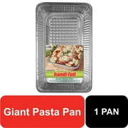 Handi-Foil 19.56" x 11.63" Aluminum Giant Pasta Pan, 1 Count