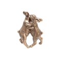 thumbnail image 4 of Sagebrook Home Polyresin 7" Bunnies Dancing, Copper, 4 of 4