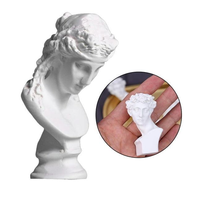 Elodie Classic Bust Statue Greek Sculpture Character Figurine Home Office Decor Arias