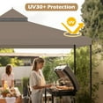 thumbnail image 3 of Yescom Canopy Top Replacement UV30+ Cover for 2-Tier 10x12 Ft Gazebo Garden, 3 of 9