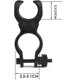 thumbnail image 3 of Wheelchair Walking Stick Rack, Practical Cane Holder Crutch Holder Wheelchair Accessory Mobility Aid(2pcs, Black), 3 of 5