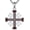 Jerusalem Cross, variant on Dragon Sword/Santa Muerte/Celtic Cross/Orthodox/Anchor/Compass/Fish Hook/Arrowhead/Trident/Pentagram Necklace 925 Sterling Silver Pendant Necklace Father's Day Gift for Men Women
