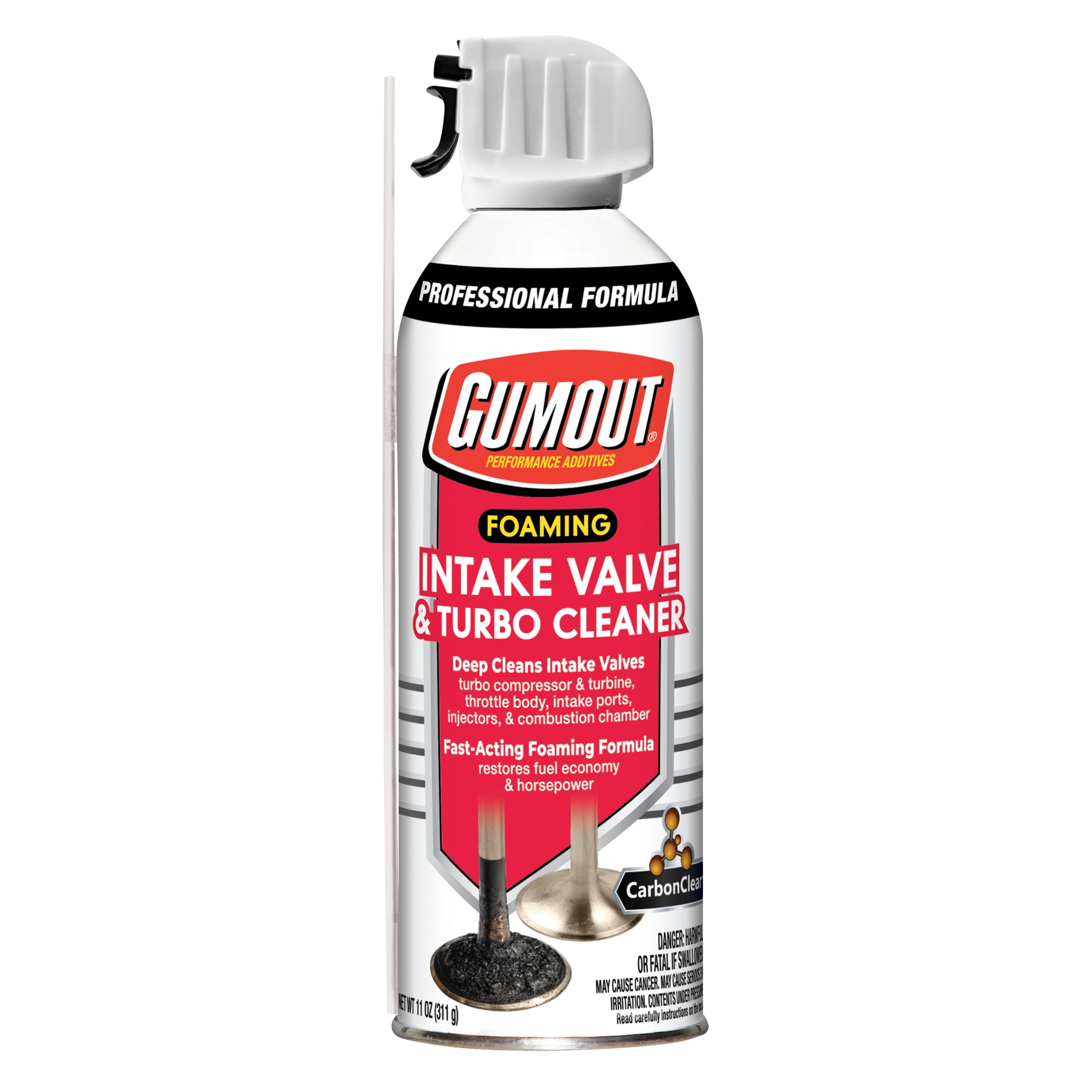 (24 pack) Gumout 540028 Foaming Intake Valve & Turbo Cleaner, 11 oz