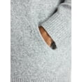 thumbnail image 4 of No Boundaries Brushed Hooded Sweater with Long Sleeves, Midweight, Men's & Big Men's XS-3XL, 4 of 5