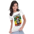 thumbnail image 3 of Urban Rastafari Heritage Teddy Bear Womens Slim Fit Graphic Tee Brisco Brands S, 3 of 5
