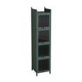 thumbnail image 2 of Living Room Cabinets Modern Four-tier Glass Door Cabinet with Featuring Five-tier Storage, for Entryway Living Room Bathroom Dining Room,Dark Green,Metal Cabinets, 2 of 6