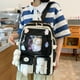 thumbnail image 5 of 5 uds. Mochila Kawaii para mujer, bonita mochila coreana para estudiante y niña, conjuntos de bolsas de libros, 5 of 5