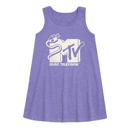 

MTV - MTV Unplugged Logo - Toddler and Youth Girls A-line Dress