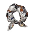 thumbnail image 3 of LILIYA Women's Small Square Scarf 21"x21" Silk Feeling Bandanas Neck Scarves Handbag Hair Ribbons Necktie Versatile Accessory for all Occasions, 3 of 4