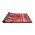thumbnail image 2 of Ahgly Company Indoor Round Abstract Red Modern Area Rugs, 3' Round, 2 of 4
