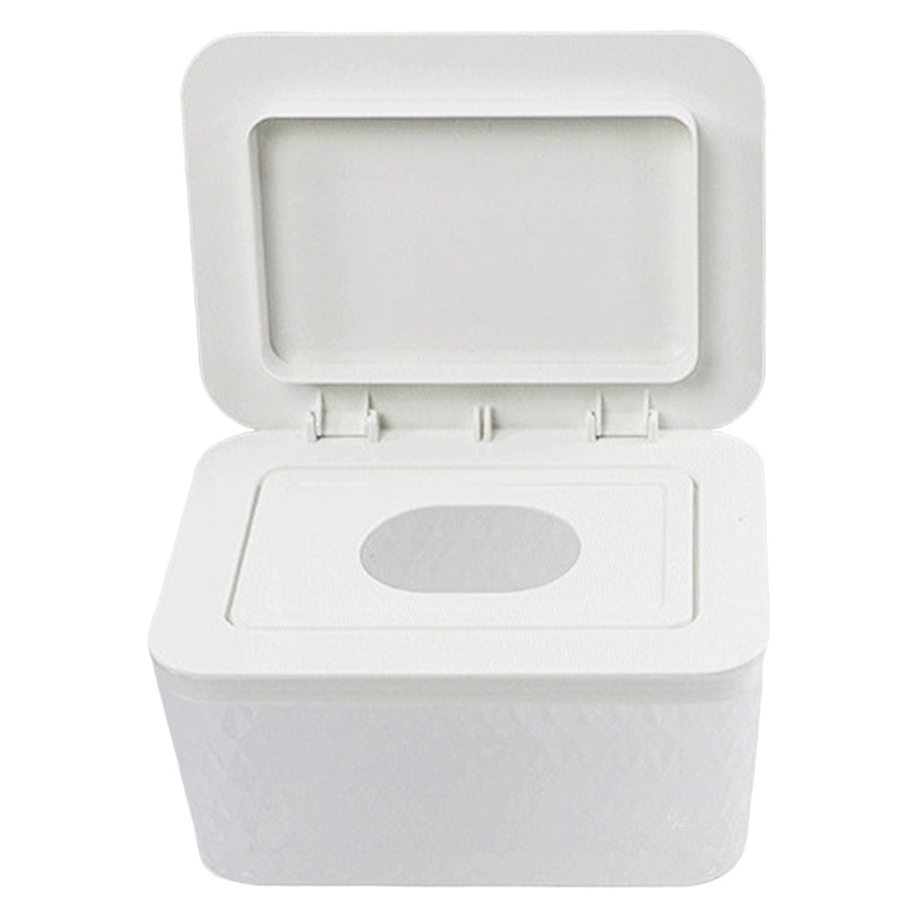Dustproof Wet Wipes Dispenser Case Buckle Design with Lid Easy Open Wet