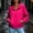 Hot Pink women plus size windbreaker a1, variant on MORESEC Women's Plus Size Summer Fall Windbreaker Jackets Solid Casual Loose Thin Outerwear Lightweight Travel Beach Tops, White L