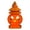 B, variant on Kyusrd Pumpkin Lantern Lights for Halloween Decor,Battery Operated LED Pumpkin Hanging Decoration With Illuminated Face Suitable for Yard Decor