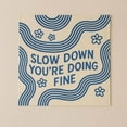 thumbnail image 4 of ViciArt Slow Down You’re Doing Fine Tapestry – 30"x40" Polyester Retro Modern Quote Wall Hanging, Positive Room Decor, 4 of 4