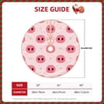 thumbnail image 4 of Bingfone Christmas Tree Skirt Mat Christmas Decoration Interior 30"-Pig Noses, 4 of 8