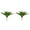 Green with Purple Tips, variant on Faux Agave Plant 2 Pack for Outdoor, 13 Inch Realistic Artificial Succulent UV Resistant for Front Porch Planter and Garden, Desert Plants for Yard Patio and Indoor Home Decor, No Watering Needed