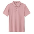 thumbnail image 1 of Timegard Hauts d'Été pour Femmes Grande Taille à Manches Courtes Chemise Boutonnée à Col Chic Décontractée Ample Hauts, 1 of 2